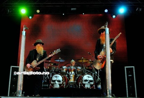 ZZ Top på Notodden Bluesfestival 2012. Foto: Svein Erik Nomeland